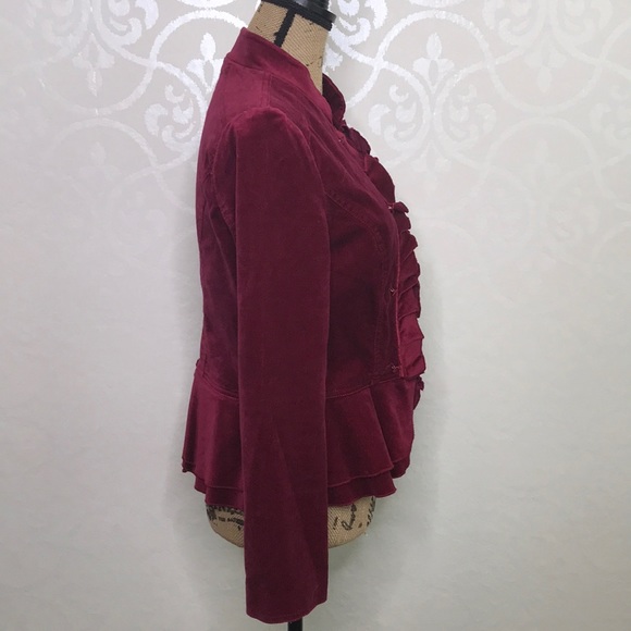 WHITE HOUSE BLACK MARKET VELVET BLAZER - Picture 3 of 8